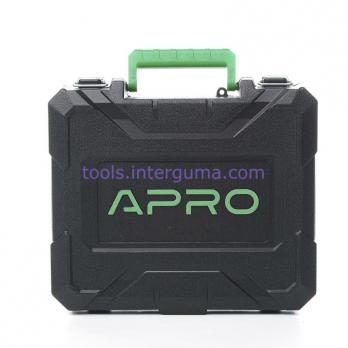 Дриль-шуруповерт APRO 12В, 1,5А, 12D, 2 АКБ, ЗУ, кейс (895003)