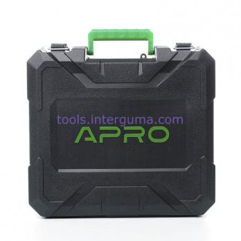 Перфоратор SDS + APRO 1,5Дж, 2А, 20CH, 1 АКБ, кейс (895442)