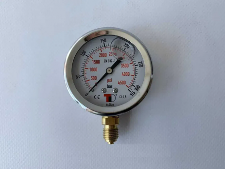 Манометр радіальний гліцериновий MFI6304315V 1/4" 0-315 bar Іспанія